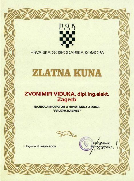Altpro_Zlatna kuna-HGK-najbolji inovatora u RH 2003