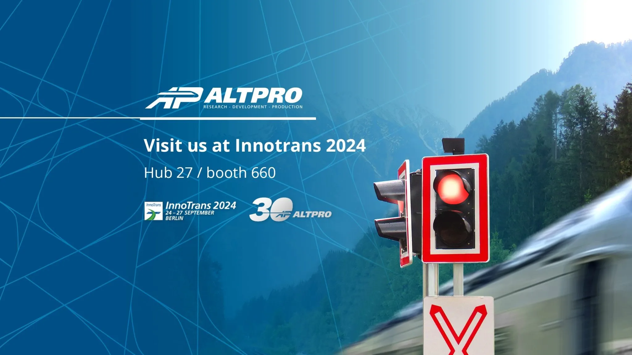 ALTPRO na sajmu InnoTrans 2024.