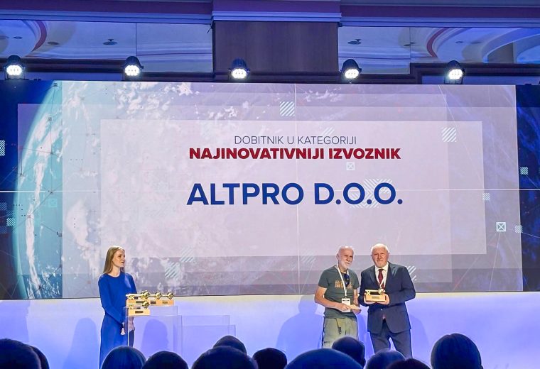 ALTPRO osvojio Zlatni ključ za najinovativnijeg izvoznika u 2025. godini